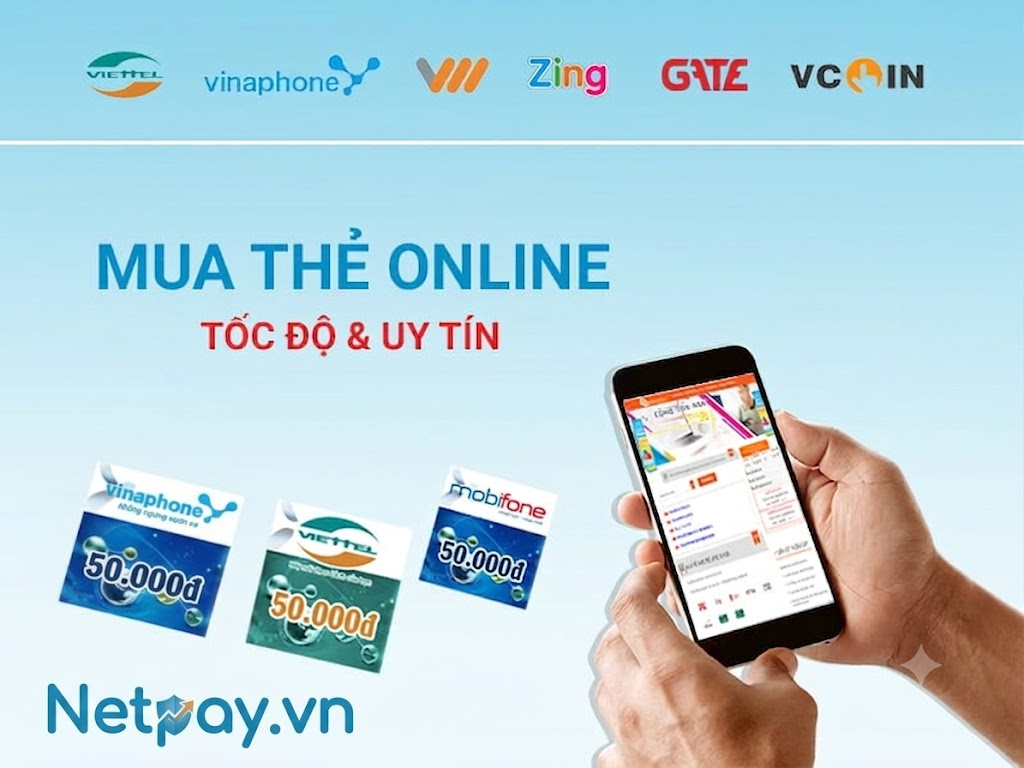 Hướng dẫn mua thẻ cào tại Netpay.vn
